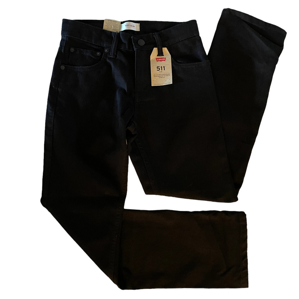 NWT Levi’s Kids 511 Slim Black Jeans Size 12
